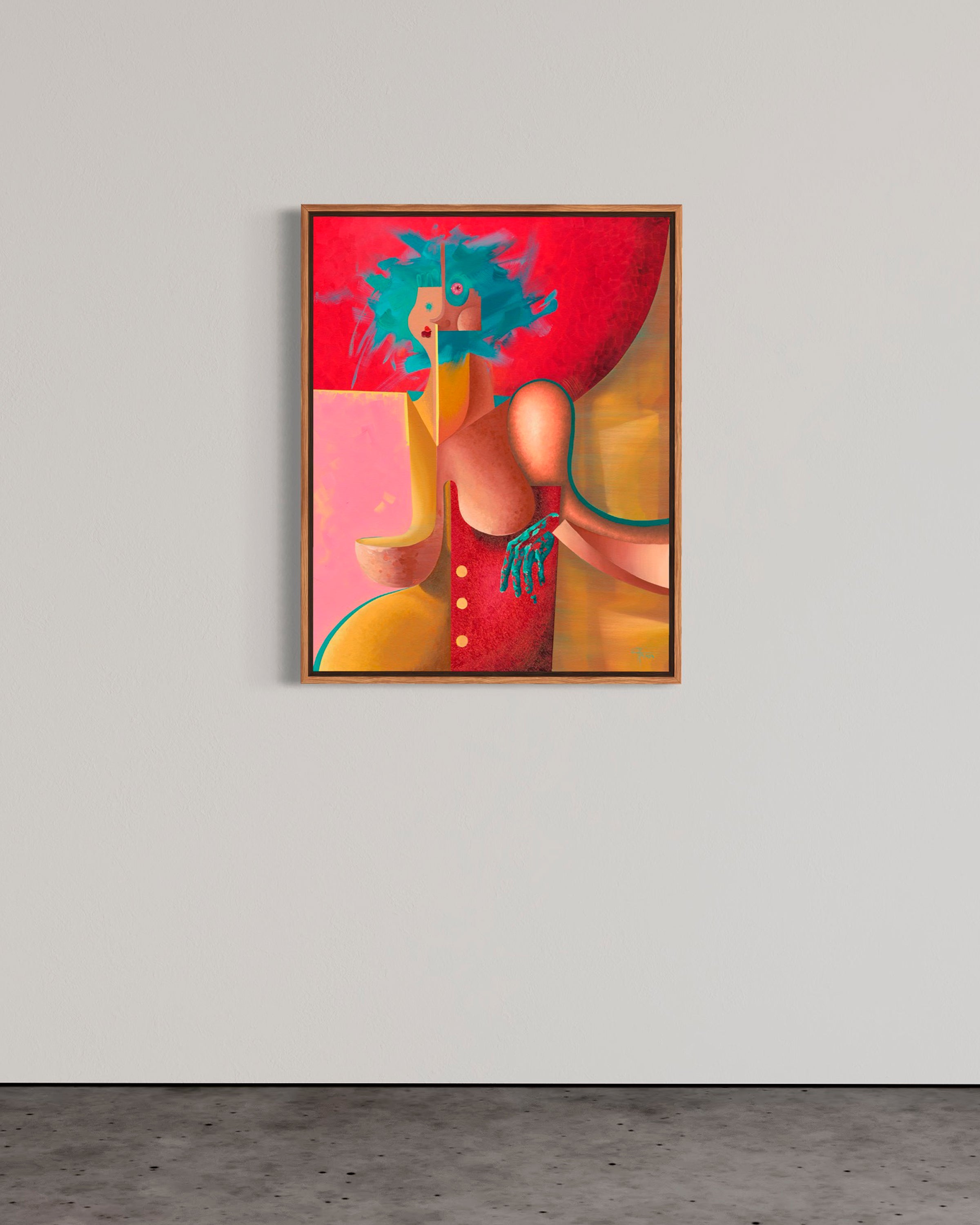 Behind the Veneer (2025) Canvas Print