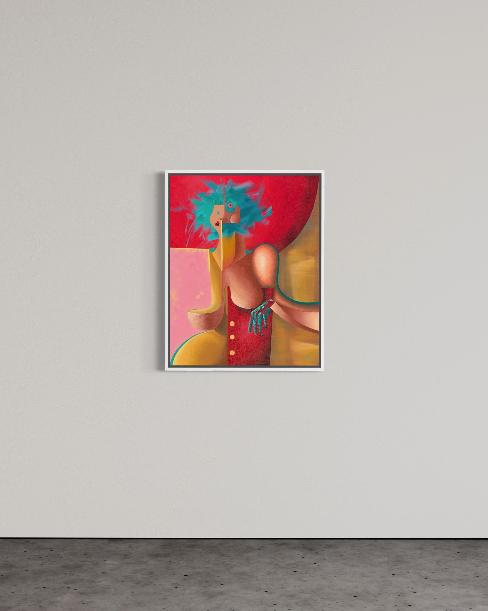 Behind the Veneer (2025) Canvas Print