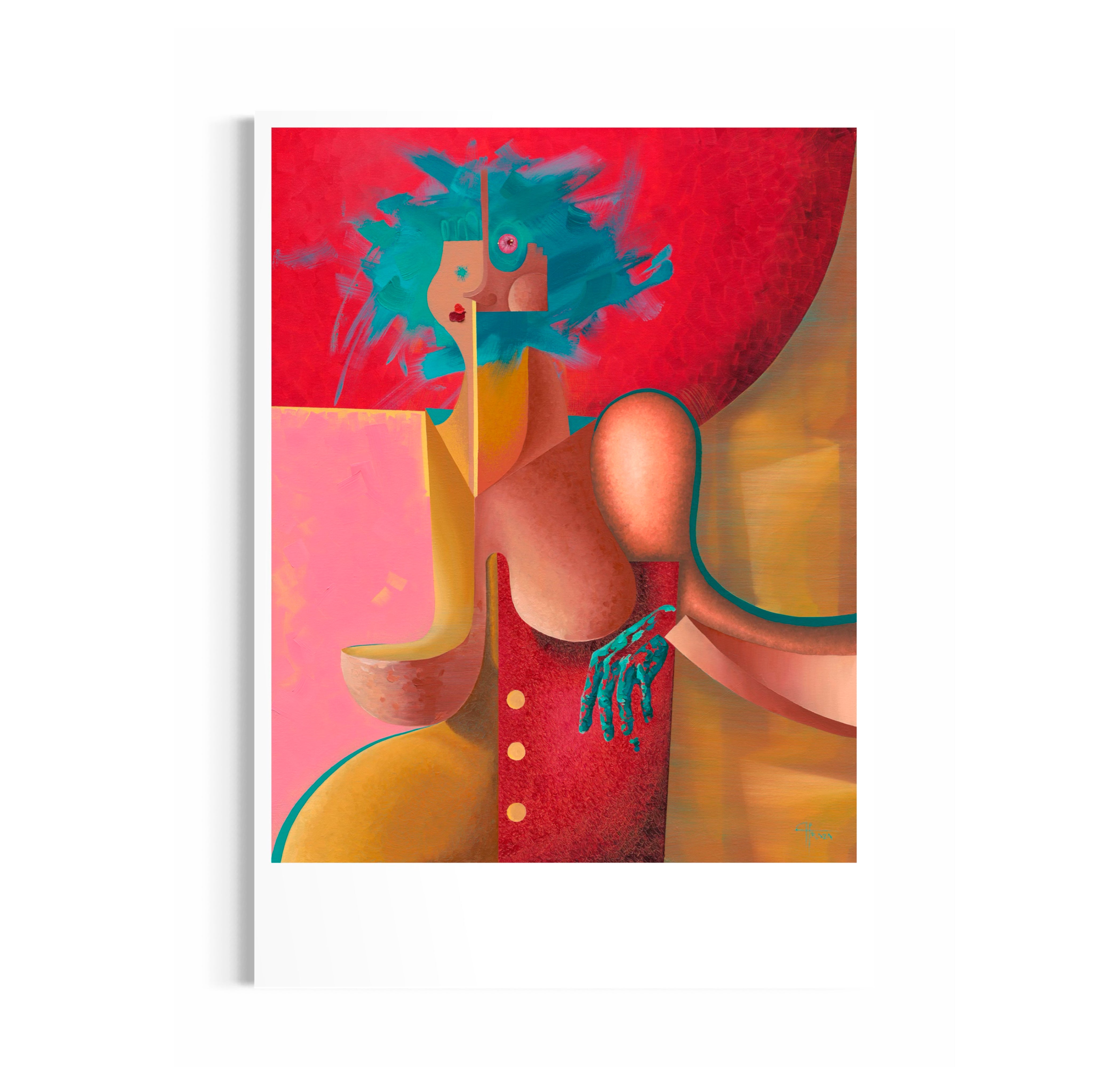 Behind the Veneer (2025) Paper Print